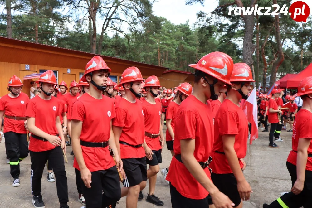 Ślubowanie i pasowanie na strażaka - członka MDP w Brennie (powiat leszczyński)