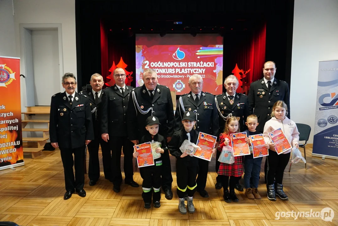 Strażacki konkurs plastyczny w powiecie gostyńskim, etap środowiskowy