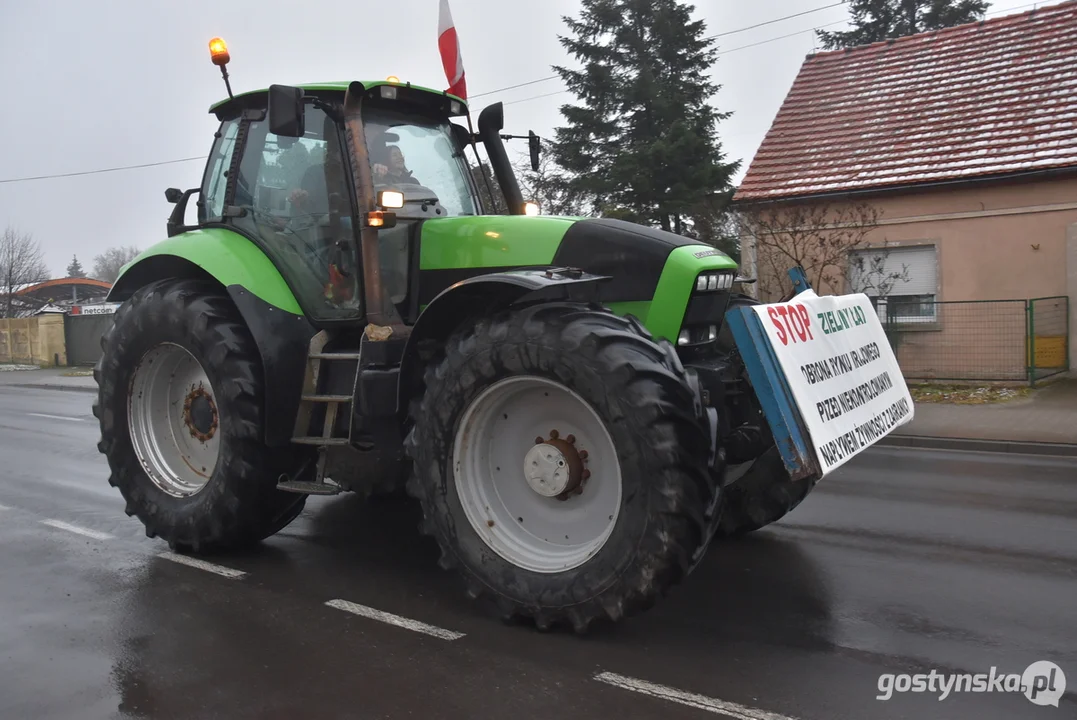 Protesty rolnicze w powiecie gostyńskim 2024