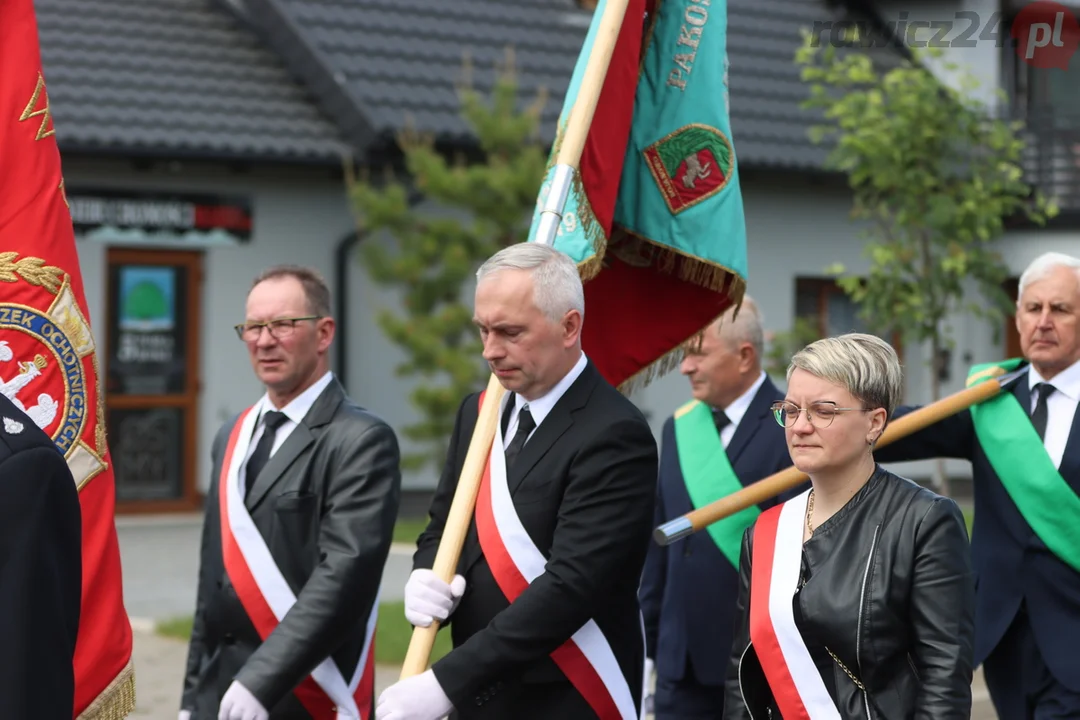 Delegacje na ceremonii pogrzebowej śp. Kazimierza Chudego