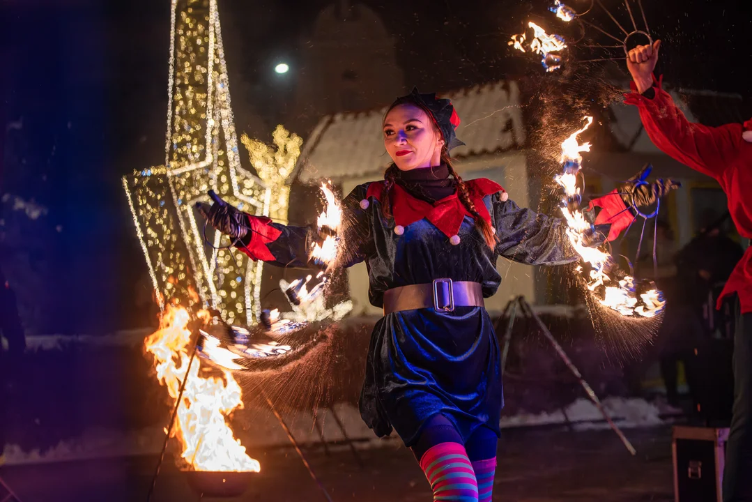 Pokaz Teatru Ognia Infernal w Koźminie Wlkp.