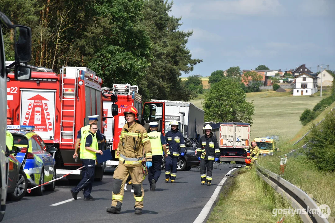 Tragiczny wypadek drogowy na DW 308, na odcinku Kunowo - Lubiń