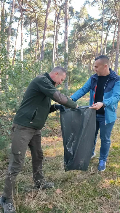 Akcja "Czysty las, czysta gmina" w Nadleśnictwie Piaski
