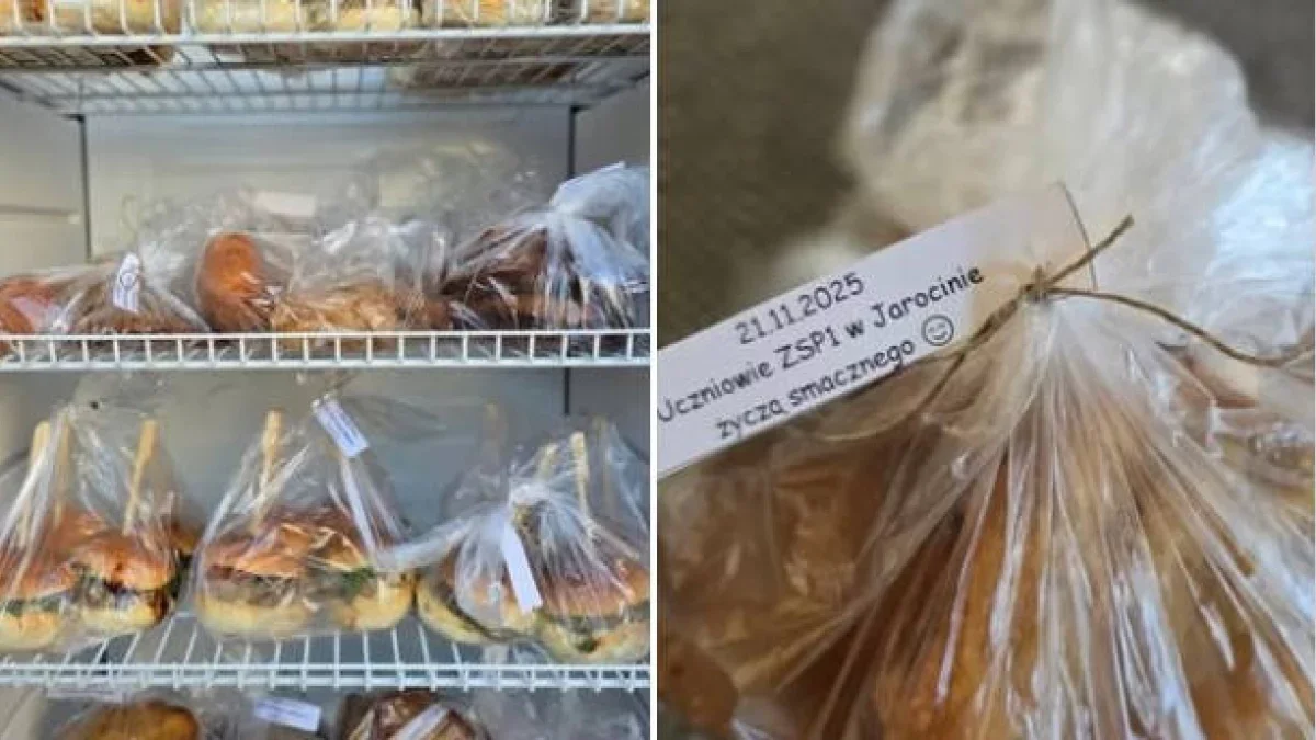 Jedzenie ze studniówki ZSP nr 1 w Jarocinie trafiło do lodówki społecznej
