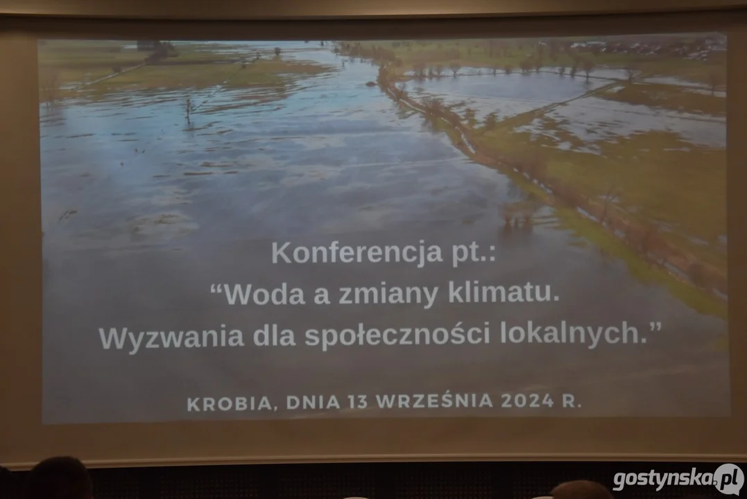 Konferencja "Woda a zmiany klimatu" w Krobi