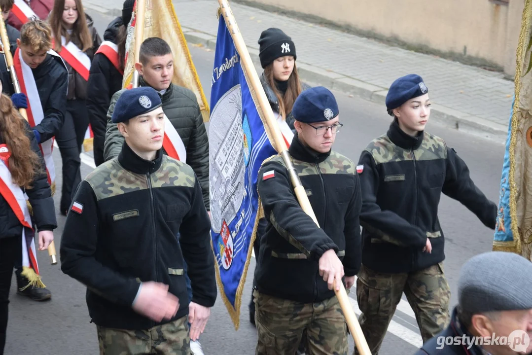 Narodowe Święto Niepodległości w Krobi 2024. Obchody 106. rocznicy odzyskania przez Polskę niepodległości