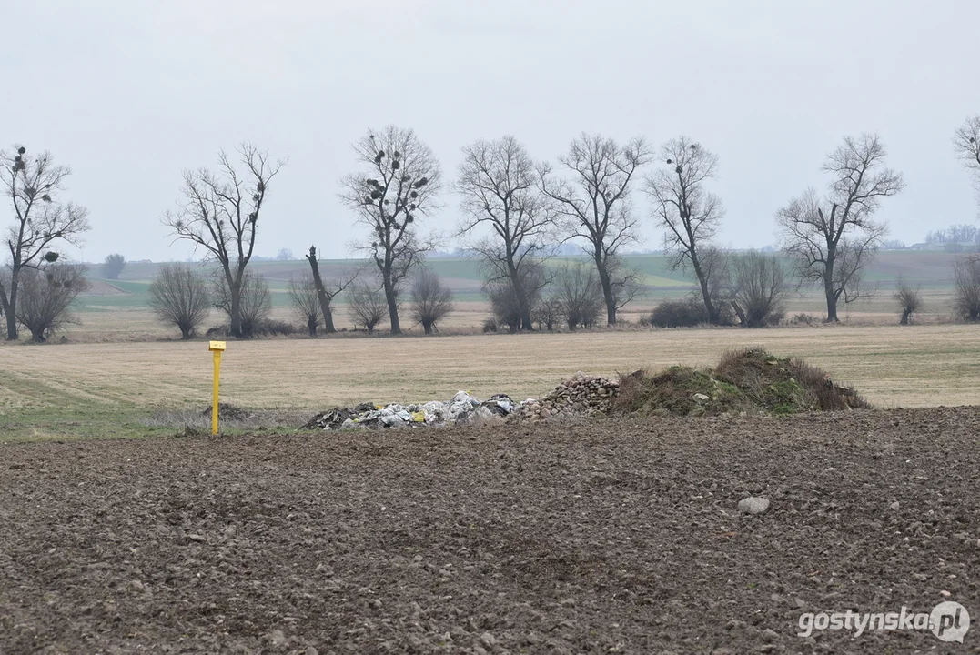 Ogromna hałda śmieci na polu w Żytowiecku