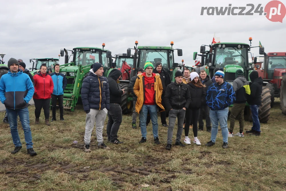 Rolnicy przejechali z gminy Miejska Górka do Rawicza i z powrotem