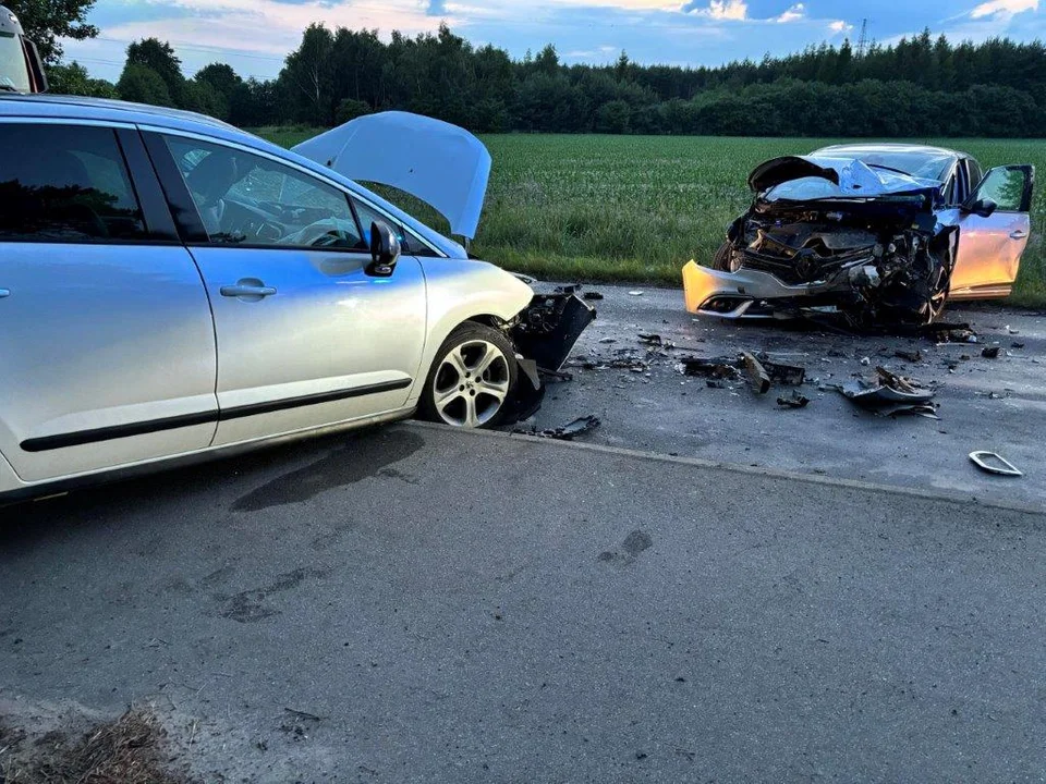 Wypadek na trasie Krotoszyn - Kobierno