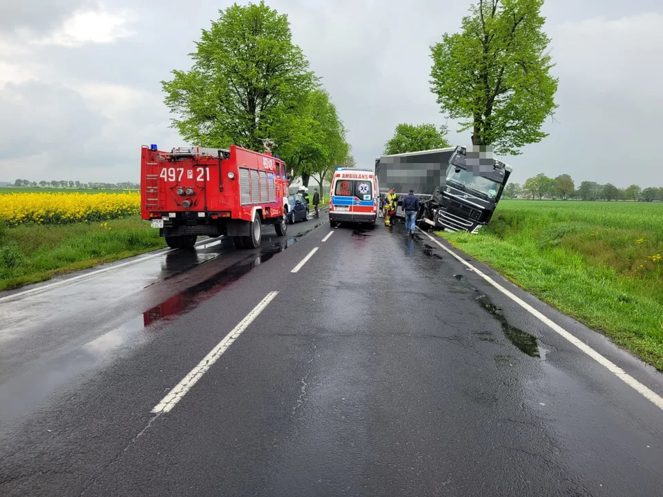 Kolizja w Wałkowie