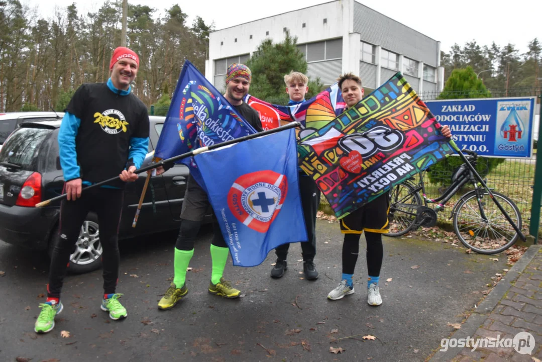 Biegająco zagrali dla WOŚP - Parkrun Gostyń i Grupa Nieprzemakalni Gostyń razem na trasie