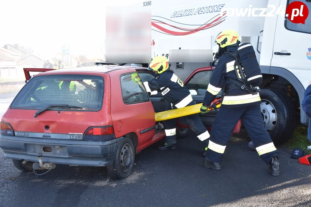 Ćwiczenia służb w Sarnowie i Rawiczu