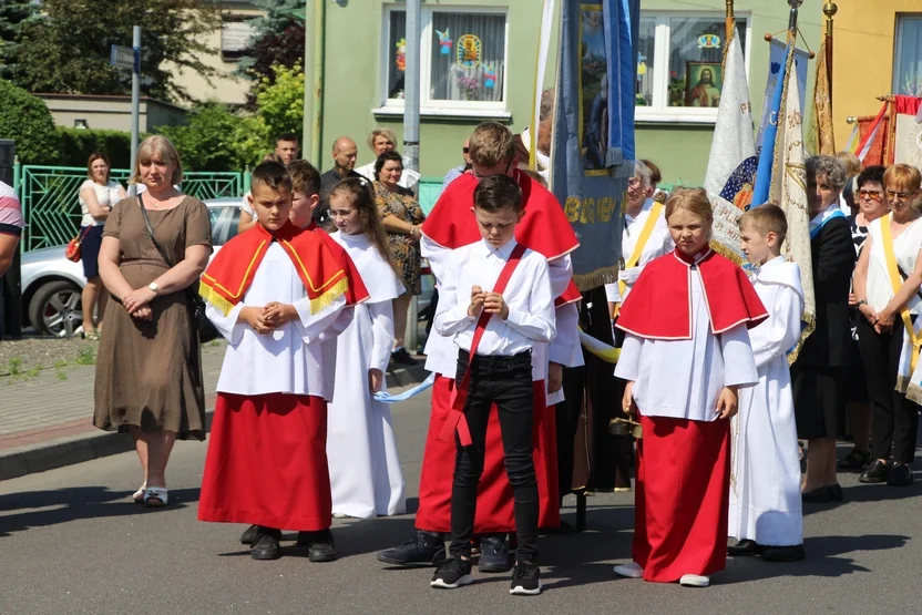 Procesja Bożego Ciała w parafii Św. Floriana