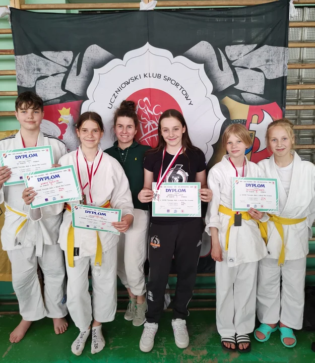 Judocy z Rawicza i Miejskiej Górki na zawodach w Lesznie