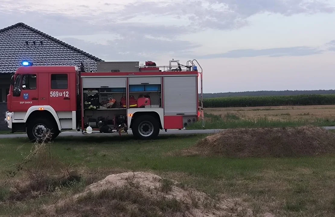 Strażacy z OSP Chocz w akcji