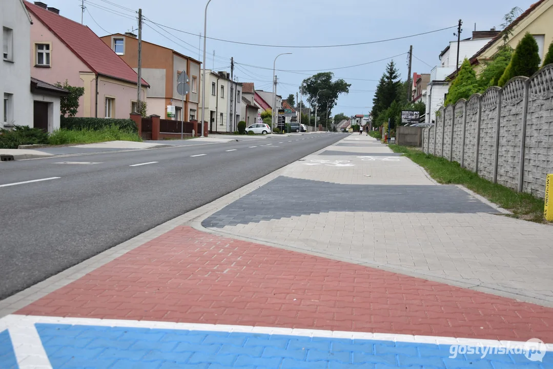 Oficjalne zakończenie remontu ul. Strzeleckiej w Gostyniu