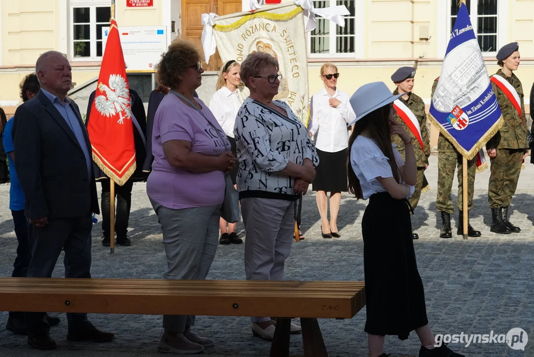 Poświęcenie figury Św. Jana Nepomucena w Krobi