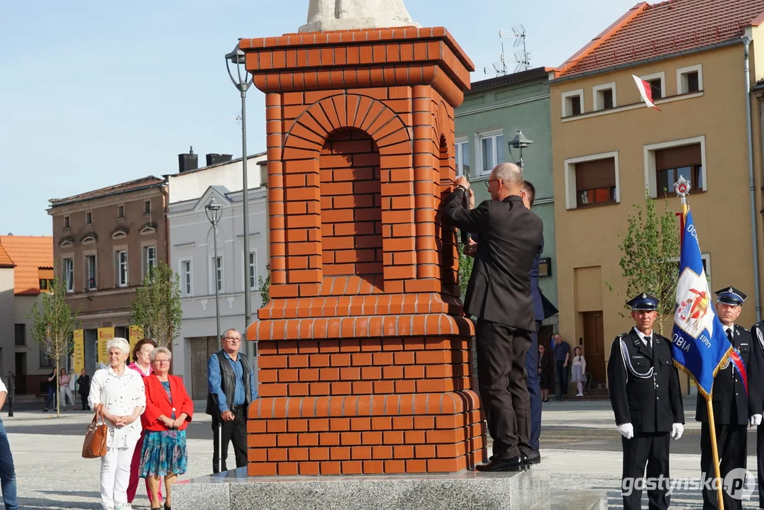 Poświęcenie figury Św. Jana Nepomucena w Krobi