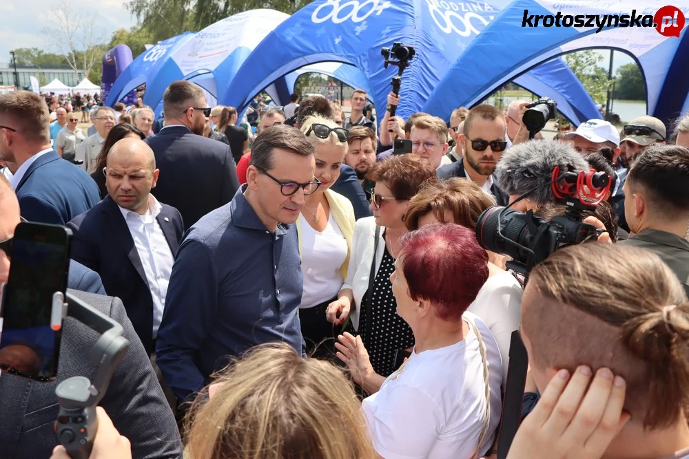 Mateusz Morawiecki w Krotoszynie. Piknik 800+