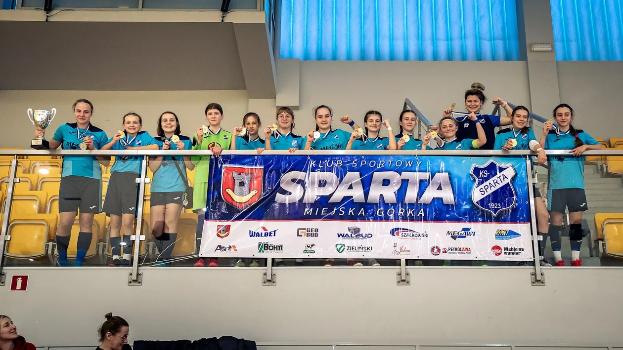 Zawodniczki Sparty Miejska Górka Mistrzyniami Wielkopolski U-15