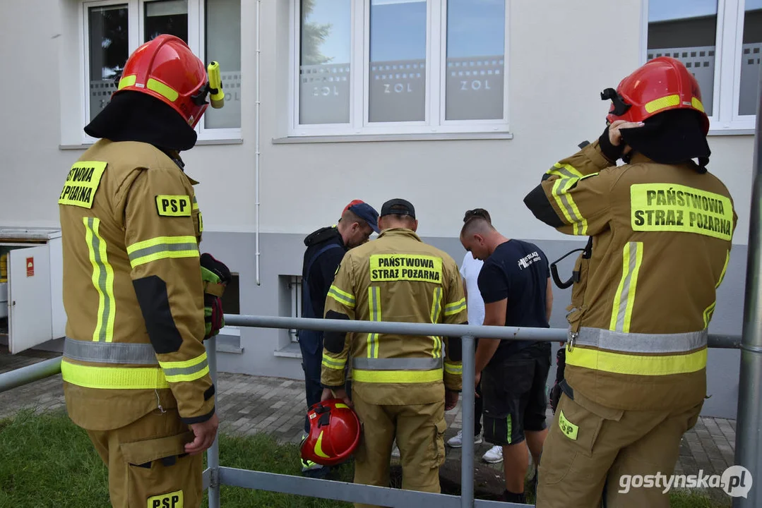 Gaz ulatniał się w budynku SP ZOZ w Gostyniu