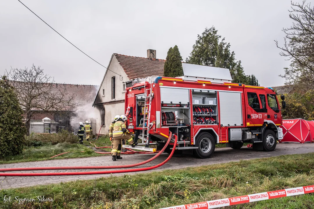 Tragiczny pożar w Polskich Olędrach