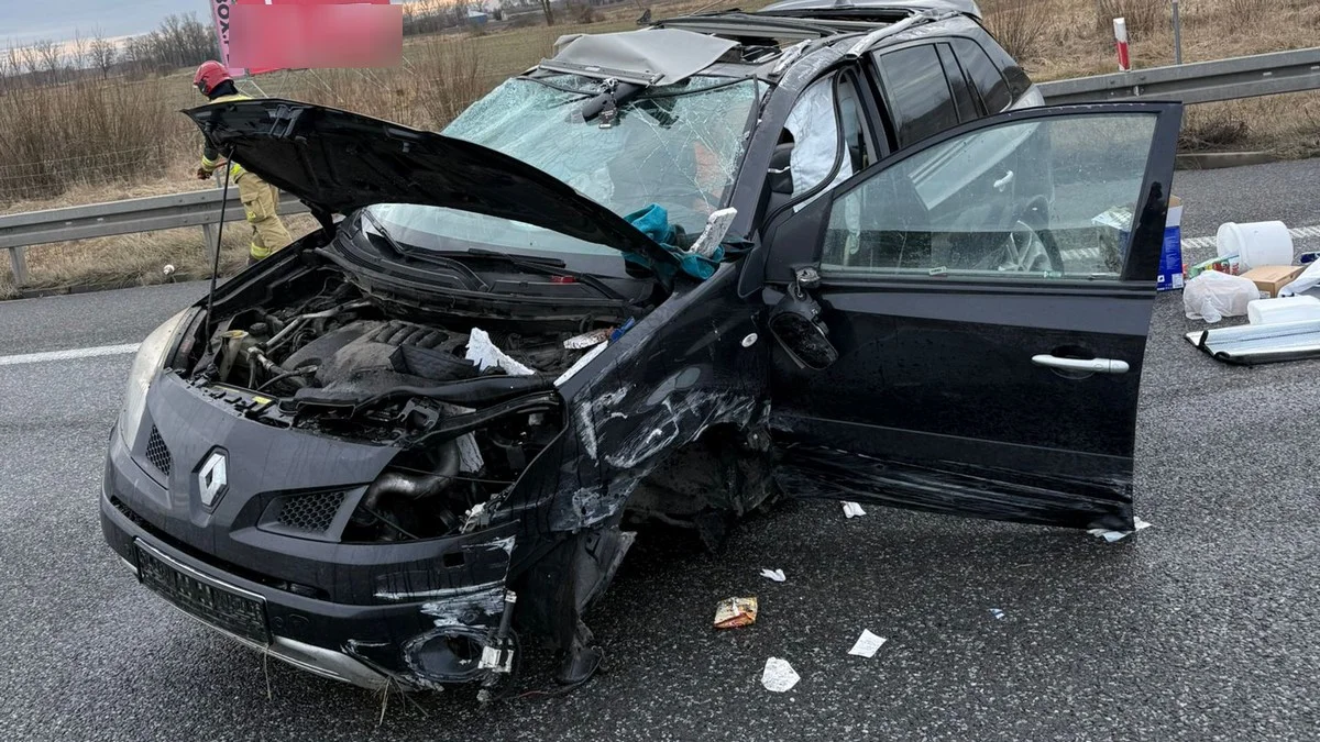 Dachowanie na S5 w powiecie rawickim