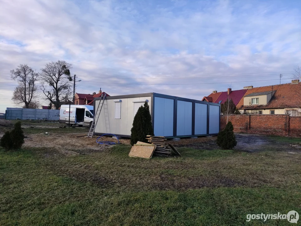 Świetlica w Drzęczewie już stoi