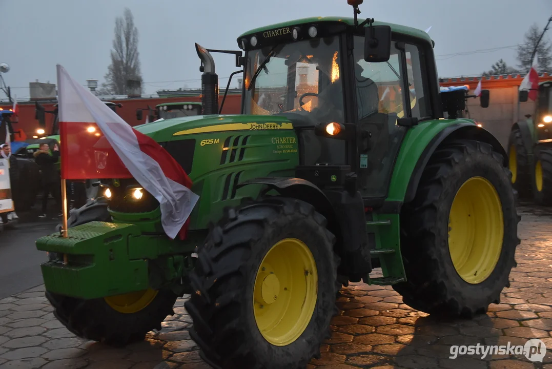 Protesty rolnicze w powiecie gostyńskim 2024