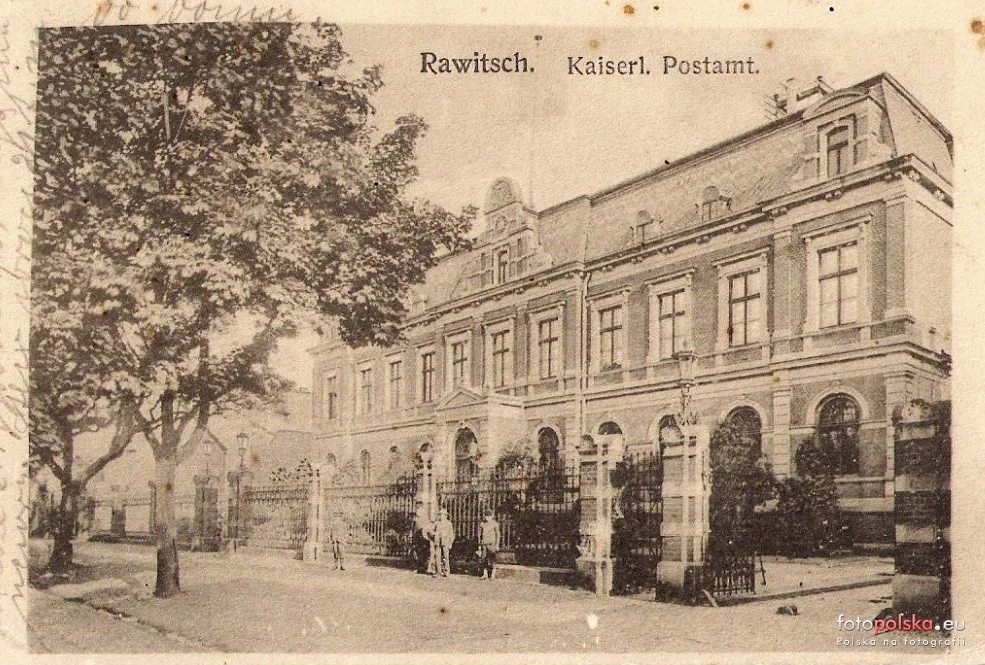 Budynek poczty (dziś ul. Piłsudskiego) 1900-1910