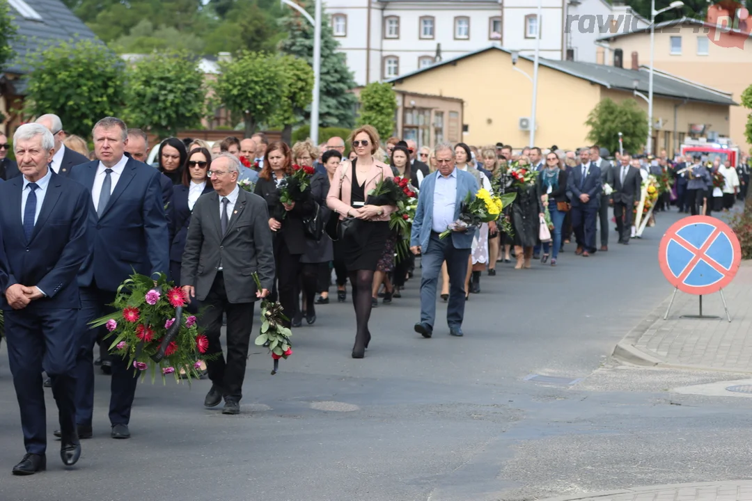 Delegacje na ceremonii pogrzebowej śp. Kazimierza Chudego