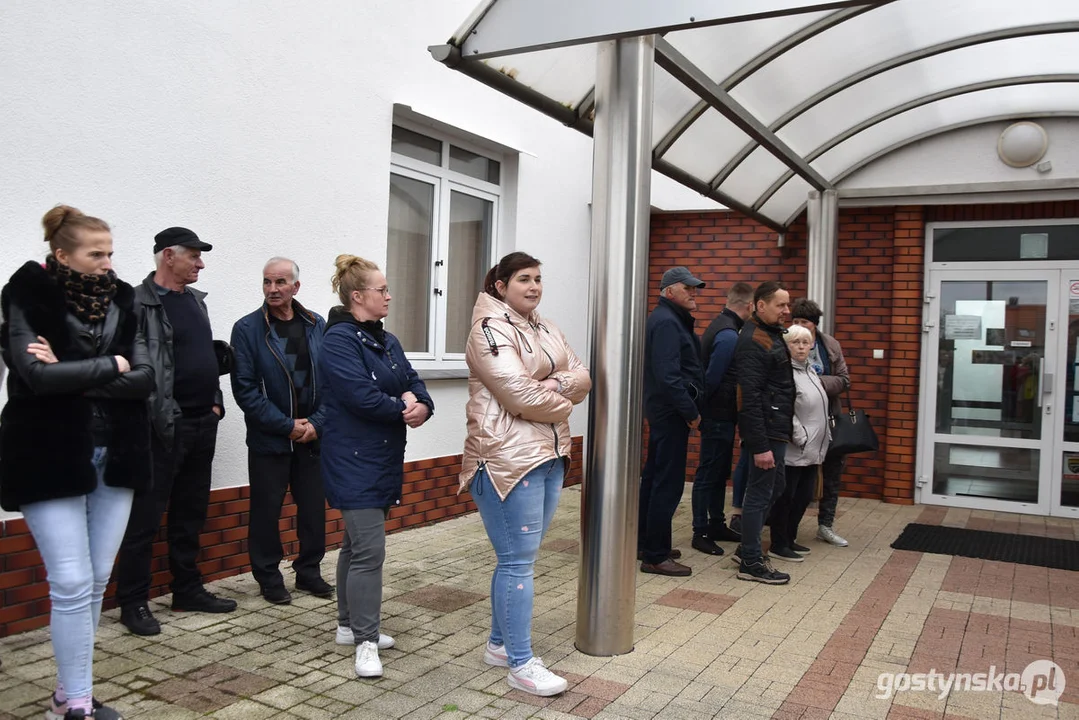 Protest dostawców mleka do Spółdzielni Mleczarskiej w Gostyniu