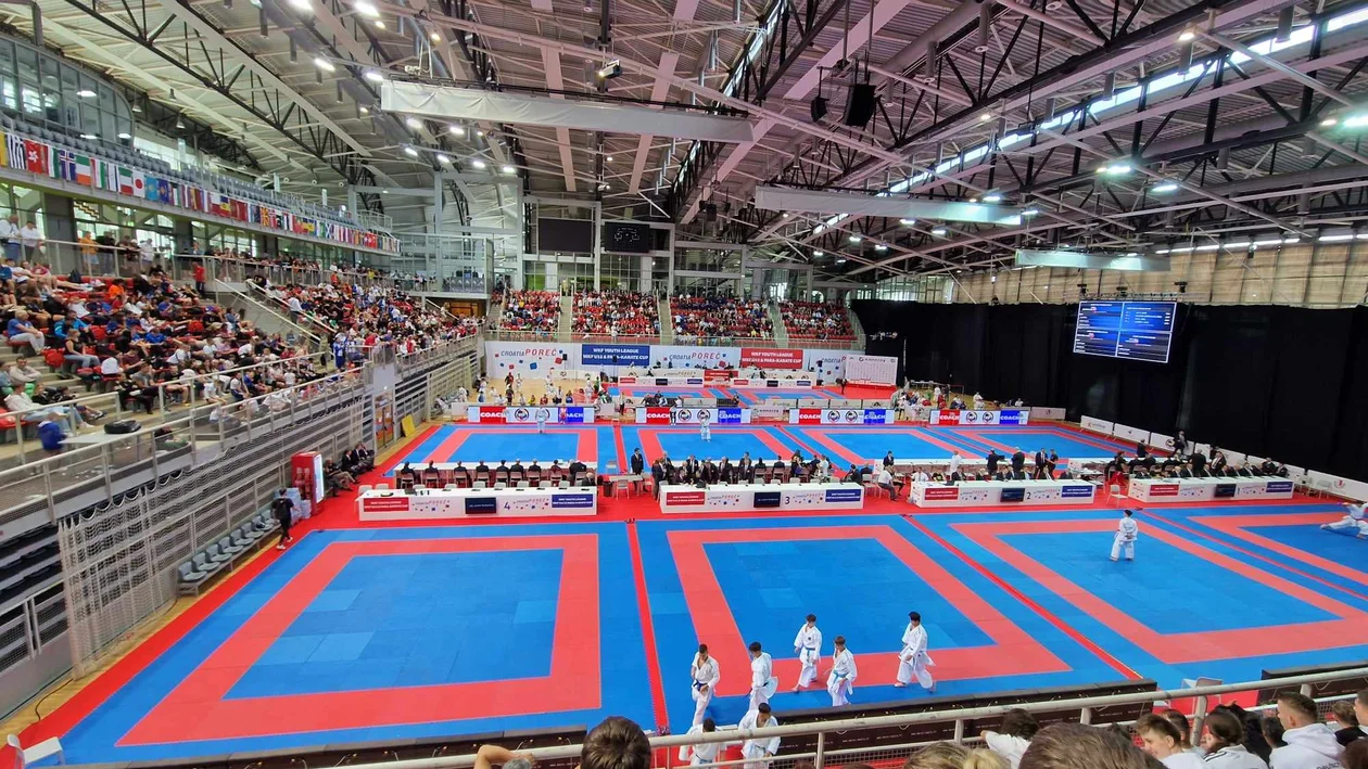 Julia Maślanka z UKEMI Kobylin na KARATE1 YOUTH LEAGUE - POREC 2023