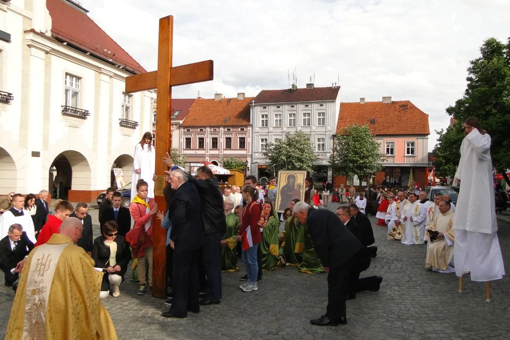 Symbole Światowych Dni Młodzieży w Jarocinie (2014)