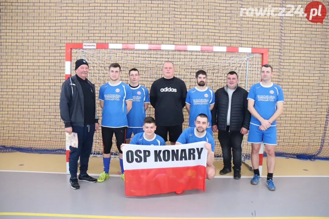 Turniej piłki nożnej halowej OSP z gminy MG