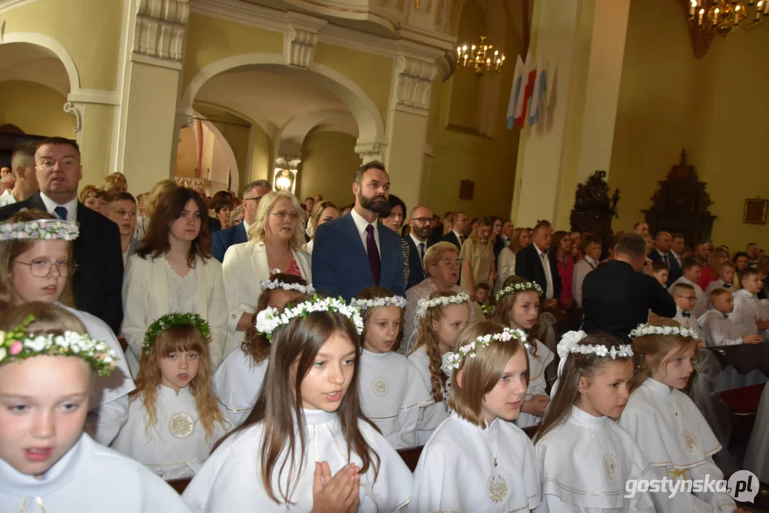 Uroczystość Pierwszej Komunii Świętej w parafii farnej w Gostyniu