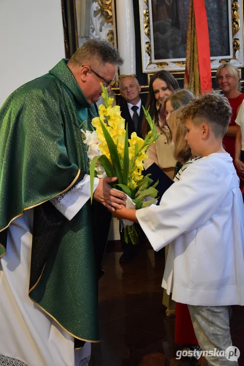 Powitanie nowego proboszcza w parafii pw. św. Katarzyny w Skoraszewicach