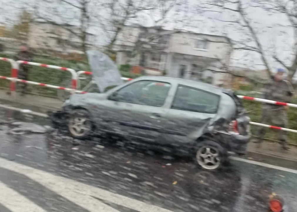 Zderzenie aut w Kościelnej Wsi