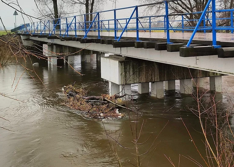 Zator na Prośnie w Rudzie Wieczyńskiej