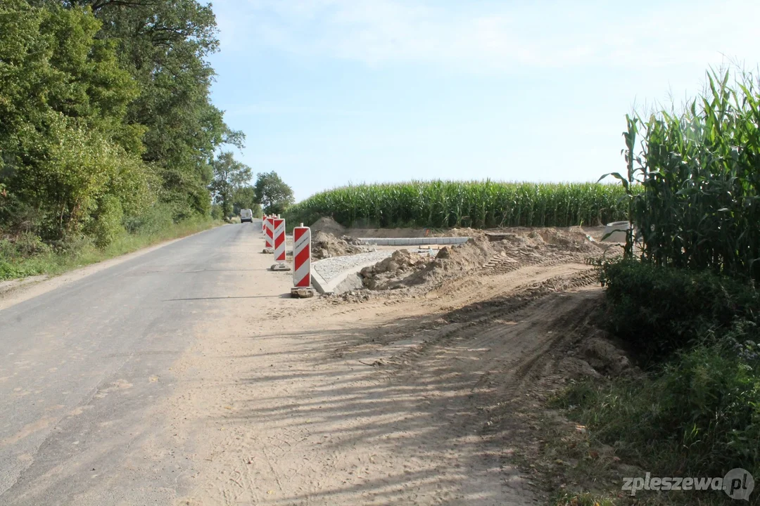 Budowa nowej drogi w gminie Pleszew
