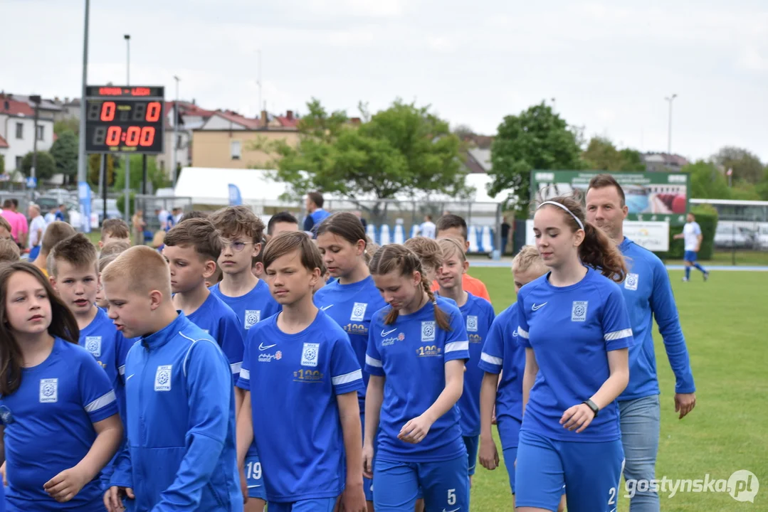 Mecz oldboyów Kani Gostyń i Lecha Poznań na 100-lecie Kani