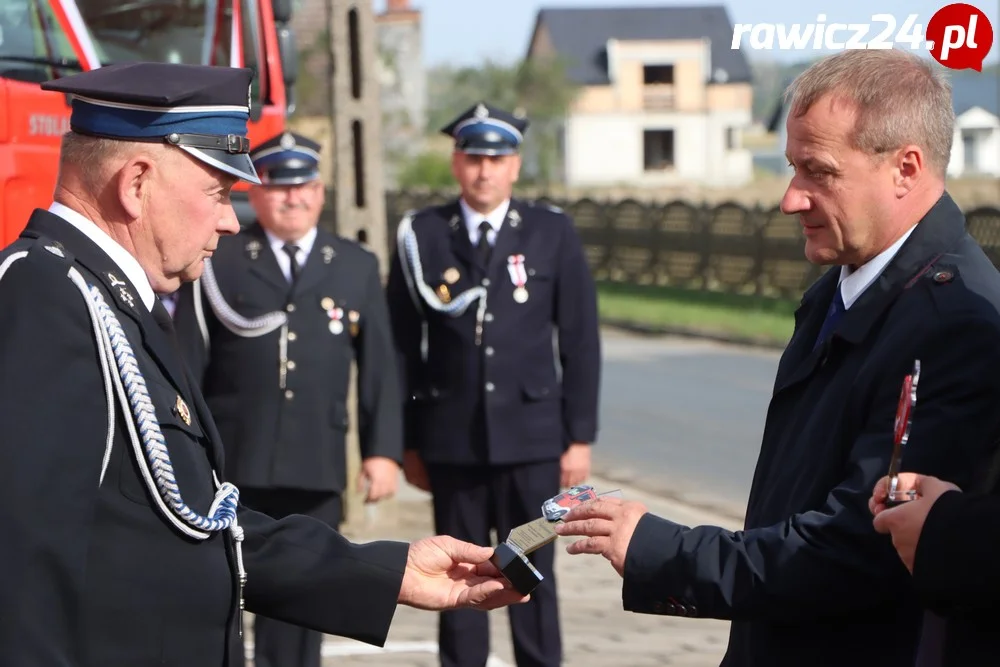 Uroczyste przekazanie auta jednostce OSP Śląskowo