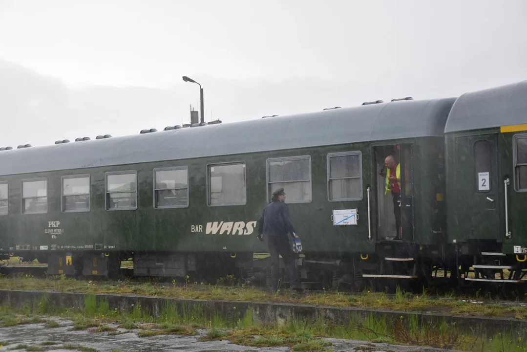 Pociąg turystyczny Baszta na linii Gostyń - Leszno