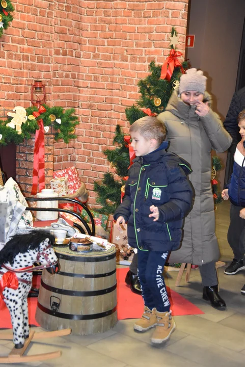 Widowisko Mikołajkowe - pokaz ognia i światła w Borku Wlkp.