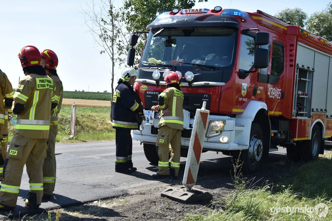 Wypadek drogowy w gminie Piaski (Szelejewo)