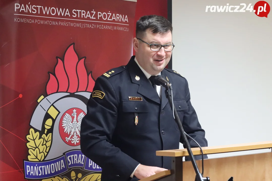 Podsumowanie roku w Komendzie Powiatowej PSP w Rawiczu