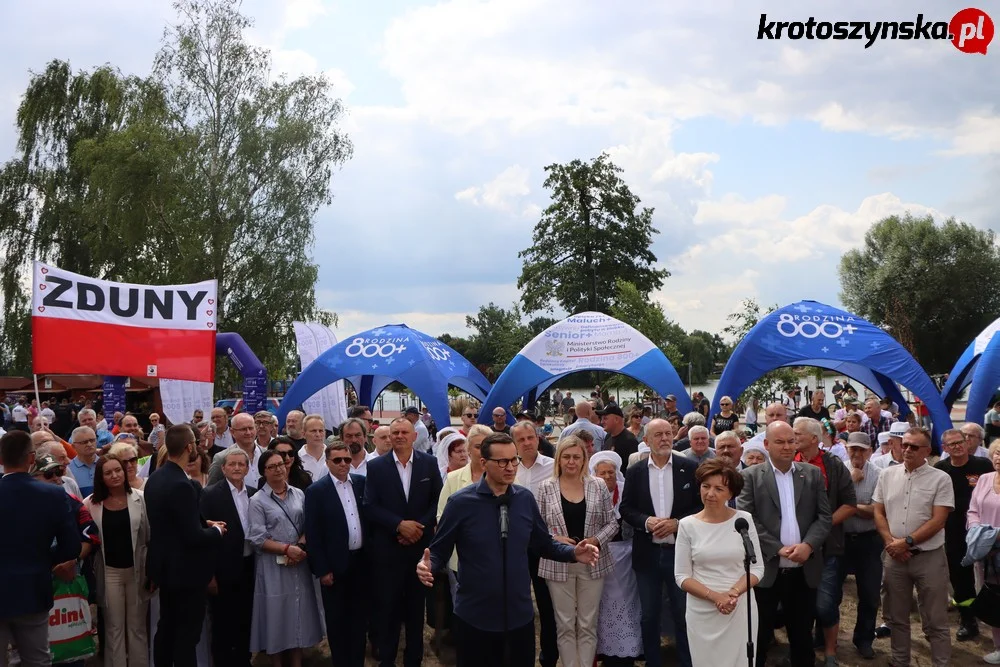 Mateusz Morawiecki w Krotoszynie. Piknik 800+