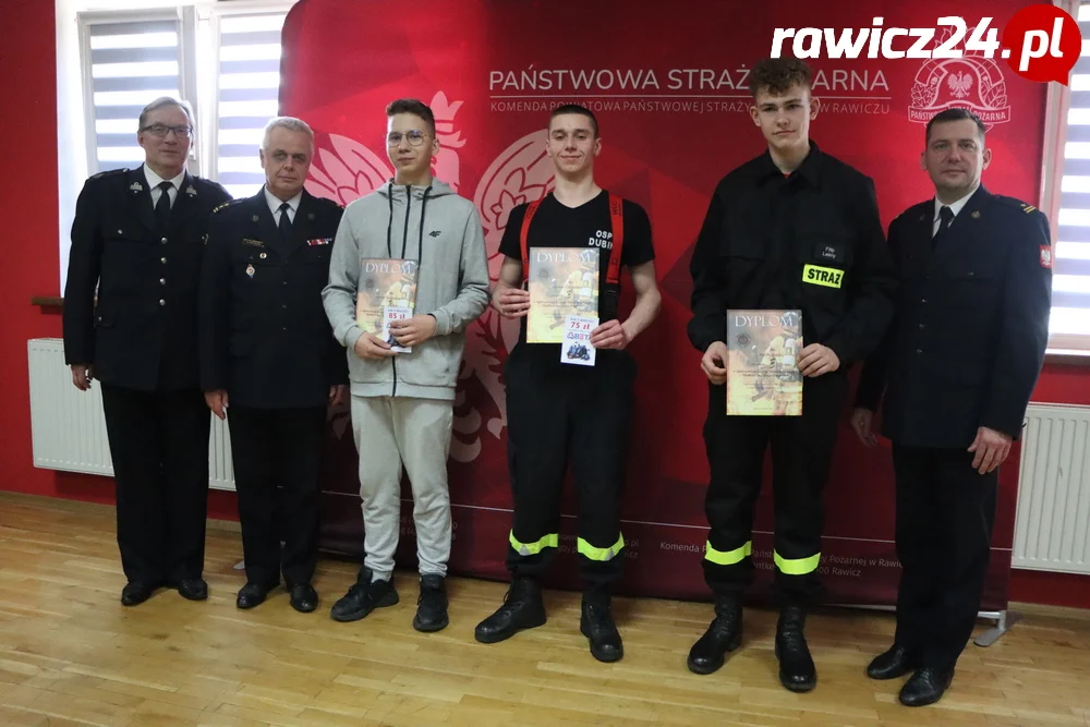 Finał powiatowy Ogólnopolskiego Turnieju Wiedzy Pożarniczej „Młodzież Zapobiega Pożarom”