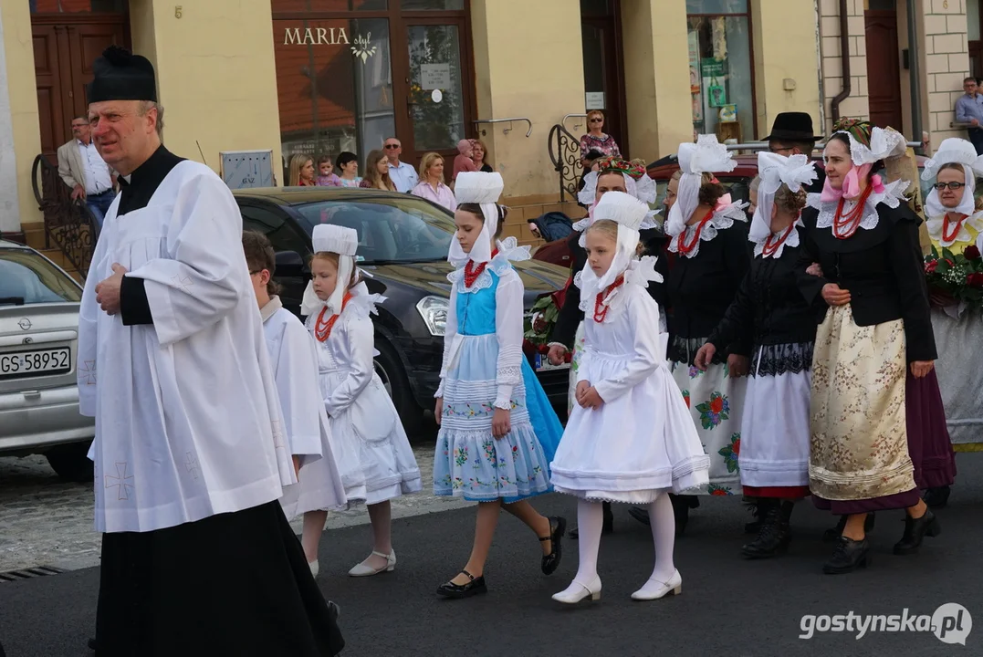 Poświęcenie figury Św. Jana Nepomucena w Krobi