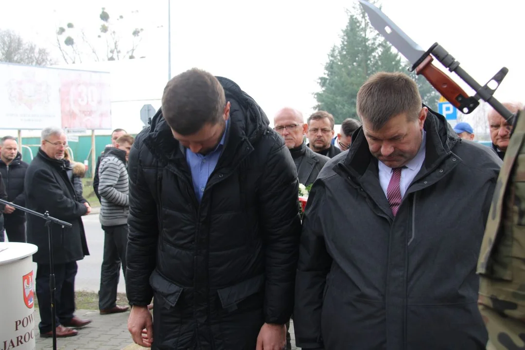 Uczcili Żołnierzy Wyklętych na mszy św. i przy pomniku w Jarocinie